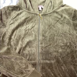 Green Velvet Juicy Couture Hoodie